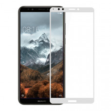 Захисне скло Full Screen Huawei Y7 (2018) White