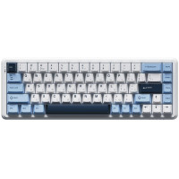 Клавіатура механічна Ajazz AK680 MAX (8+8K) Magnetic Switch RGB Wireless/BT/USB White AK680-M-BWD-A