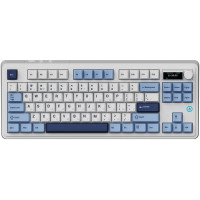 Клавіатура механічна Ajazz AK870 PLUS Murad Switch RGB Wireless/Bluetooth/USB White AK870-MU-BWD