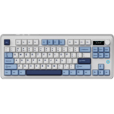 Клавіатура механічна Ajazz AK870 PLUS Murad Switch RGB Wireless/Bluetooth/USB White AK870-MU-BWD