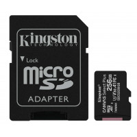 Карта пам'яті microSDXC (UHS-1) Kingston Canvas Select Plus 256Gb class 10 А1 (R-100MB/s) (adapter SD)