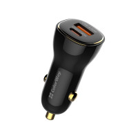 Автомобільний зарядний пристрій Colorway Power Delivery Port PPS USB (USB-A + USB-C) (60W) Black CW-CHA046PD-BK