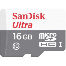 Карта пам'яті microSDHC SanDisk Ultra 16Gb class 10 (80Mb/s)