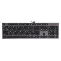 Клавіатура A4-Tech KV-300H USB, сіра,  X-Key + USB порт.