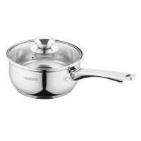 Ківш з кришкою Ardesto Gemini Gourmet Spoleto, 1.4л, нержавіюча сталь AR1914GSS