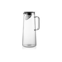 Глечик з кришкою Ardesto Graphite, 1350мл, скло/пластик/нержавіюча сталь AR2613GR