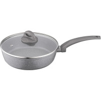 Сковорода глибока з кришкою Ardesto Gemini Gourmet Apulia, 24см, алюміній AR2424GGL