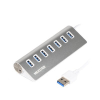 Хаб Maxxter USB 3.0 Type-A HU3A-7P-01