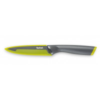 Кухонний ніж Tefal Fresh Kitchen, 12см, з чохлом, нержавіюча сталь/пластик, сірий K1220704