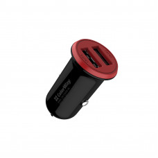 Авто зарядний пристрій Colorway 2USB AUTO ID 3.4A (17W) red/black (CW-CHA026-BK)