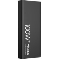 Power Bank Gelius Pro Titanium GP-PB301 30000mAh 100W Black + Cable Type-C - Type-C (1m,100W)