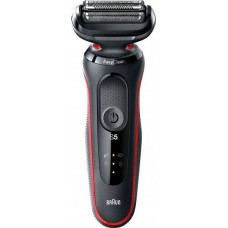 Електрична бритва Braun Series 5 51-R1000s чорна/червона