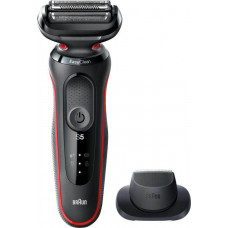 Електрична бритва Braun Series 5 51-R1200s чорна/червона