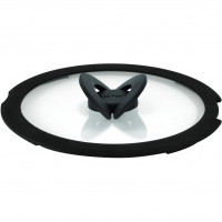 Кришка Tefal Ingenio 22см, скло, силікон, прозоро-чорний L9846453