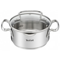 Каструля з кришкою Tefal Duetto+, 18см, 2л, нержавіюча сталь, скло G7194355