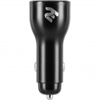 Зарядний пристрій автомобільний 2E 36Вт USB-A/USB-C PD, QC, чорний 2E-ACR18PDQC-B