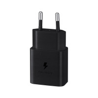 Зарядний пристрій мережевий Samsung 15Вт USB-С, чорний EP-T1510NBEGEU