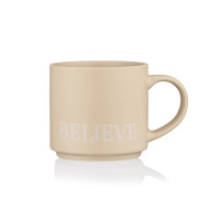 Чашка Ardesto Believe, 420мл, кераміка, жовтий AR3043Y