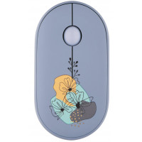 Миша 2E MF300 FLORA:MALLOW Silent WL BT, синій 2E-MF300WFLORABL