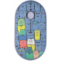 Миша 2E MF300 PETS:CATS Silent WL BT, синій 2E-MF300WPETSBL