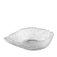 Салатник Ardesto Leaf, 21.5см, скло, прозорий AR5009