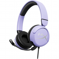 Гарнітура ігрова HyperX Cloud Mini, mini-jack, 1.2м, лавандовий 7G8F5AA