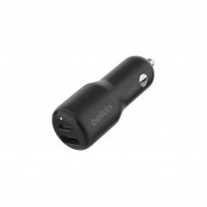 Зарядний пристрій автомобільний Belkin 42Вт USB-A/USB-C PD PPS, чорний CCB005BTBK