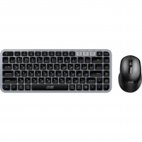 Комплект клавіатура та миша 2E MK430 WL/BT, EN/UK, сіро-чорний 2E-MK430WBGR_UA