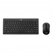 Комплект клавіатура та миша Genius LuxeMate Q-8000, WL, EN/UKR, чорний 31340013414