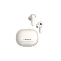 Навушники СolorWay Slim TWS-1 Earbuds Long Life бежевий CW-TWS1BE
