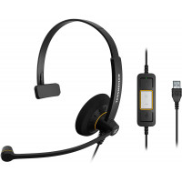 Гарнітура комп'ютерна моно On-Ear EPOS IMPACT SC 30 USB ML, USB, Чорний 1000550