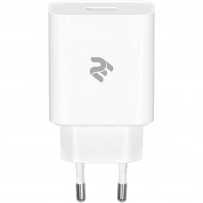 Зарядний пристрій мережевий 2E 18Вт USB-A QC, білий 2E-WC1USB18W-W