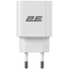 Зарядний пристрій мережевий 2E 25Вт USB-C PD, білий 2E-WC1USBC25W-W