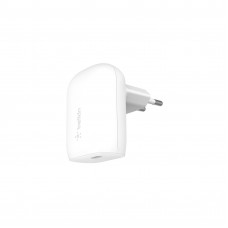 Зарядний пристрій мережевий Belkin 30Вт USB-С GAN PD PPS, білий WCA005VFWH