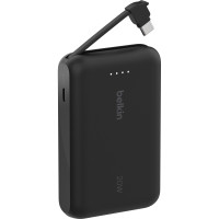 Акумулятор портативний літій-іонний Power Bank Belkin 10000мА·год, 20Вт, чорний BPB021HQBK