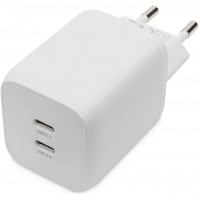 Зарядний пристрій DIGITUS 2хUSB-C, 65W, GaN DA-10063