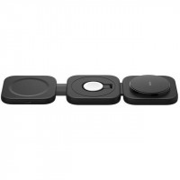 Зарядний пристрій бездротовий Belkin 3в1 Travel Pad Wireless Qi2 15Вт, чорний WIZ024HQBK