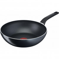 Сковорода ВОК Tefal Start&Cook, 28см, алюміній, бакеліт, чорний C2721953