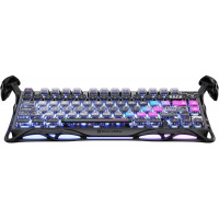 Клавіатура механічна GravaStar Mercury K1 Pro, GravaStar x Kailh Speedy Mint, чорний GSK1PRO_CMBLK