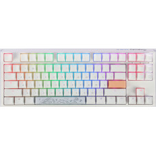 Механічна клавіатура Ducky One 3 TKL Cherry MX Speed silver RGB White UA