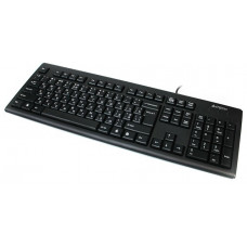 Клавіатура A4-Tech KR-83 PS-2 , чорна, 104клав, Великий Enter Comfort Rounded Edge keyboard X-slim