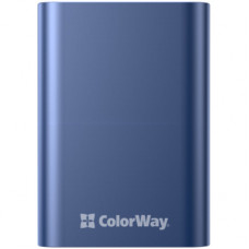 Power Bank ColorWay 20 000 mAh Full power (USB QC3.0 + USB-C Power Delivery 22.5W) Blue