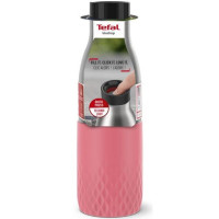 Термопляшка Tefal Bludrop, 500мл, нержавіюча сталь, пластик, рожевий N3110810