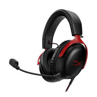 Гарнiтура HyperX Cloud III 3.5mm/USB-A/USB-C Black/Red 727A9AA