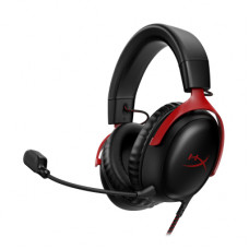 Гарнiтура HyperX Cloud III 3.5mm/USB-A/USB-C Black/Red 727A9AA