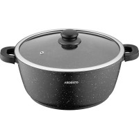 Каструля зі скляною кришкою Ardesto Gemini Anzio, 6.4л, алюміній AR2426GE