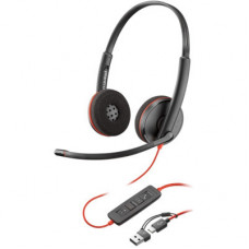 Гарнітура комп'ютерна On-ear Poly Blackwire 3220 чорний 8X228AA