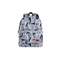Рюкзак 2E-BPT6114GA TeensPack Absrtraction, сірий