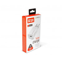 Зарядний пристрій Colorway 1USB Quick Charge 3.0 (18W) White (CW-CHS013Q-WT)