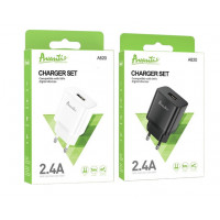 Зарядний пристрій Avantis A820 2,4A (1 USB port) White